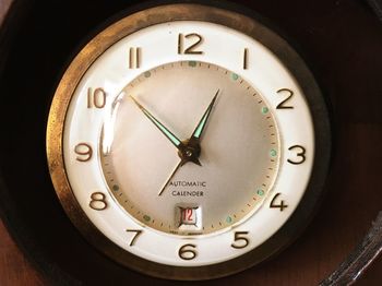 Close-up of clock