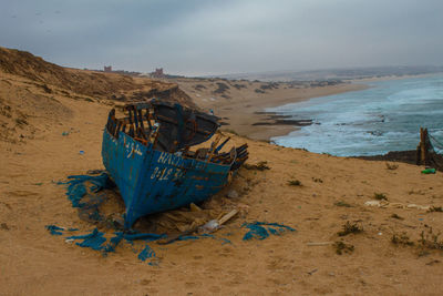 Scenic view of beach