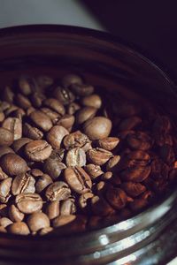 Close-up of coffee beans