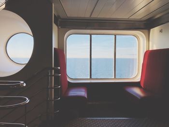 Interior of train