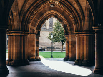 Corridor of historic building