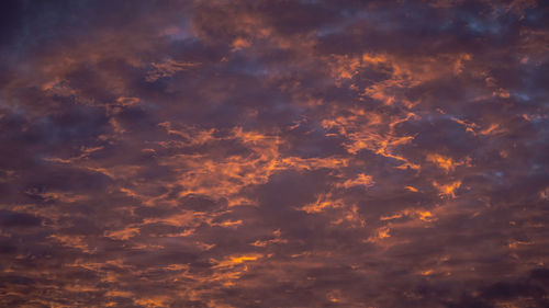 Low angle view of dramatic sky