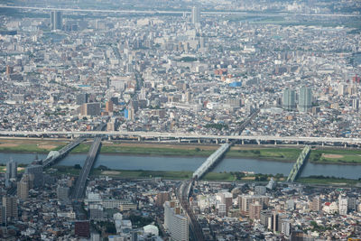 Aerial view of cityscape