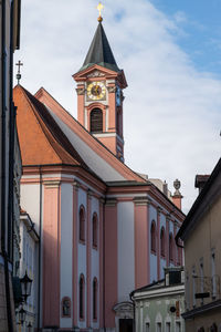 Low angle view of building against sky