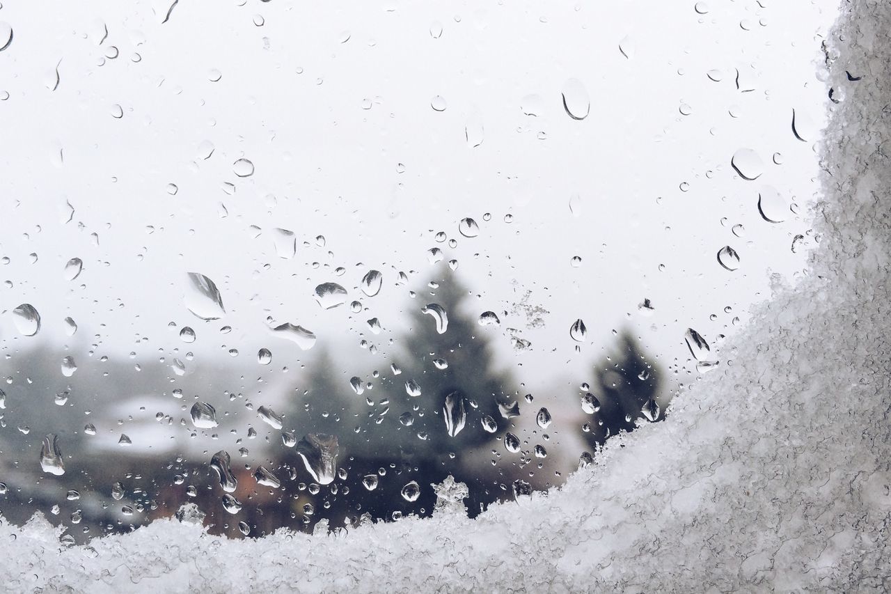 drop, wet, water, window, rain, raindrop, weather, transparent, glass - material, indoors, full frame, season, backgrounds, focus on foreground, sky, close-up, glass, monsoon, no people, day