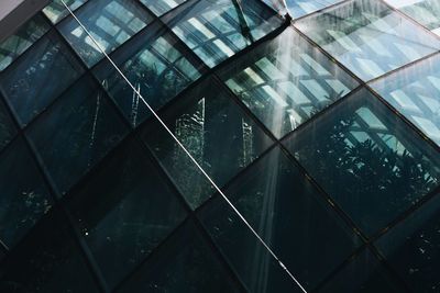 Low angle view of glass building