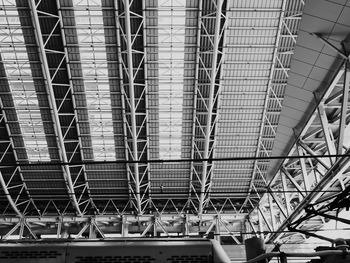 Low angle view of ceiling of building