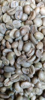 Full frame shot of roasted coffee beans