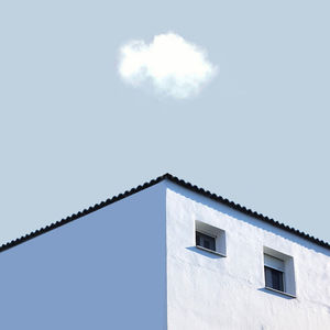 Low angle view of building against sky