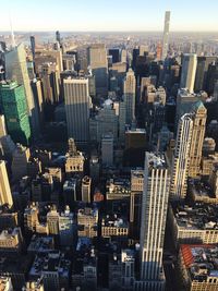 Aerial view of city