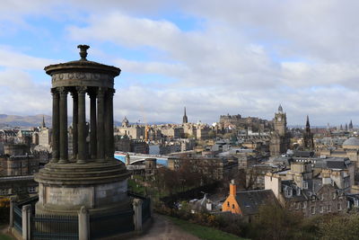 City view from a hill