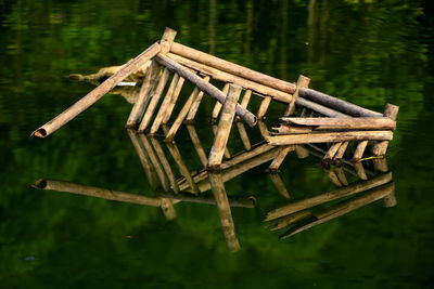 Close-up of weathered wall