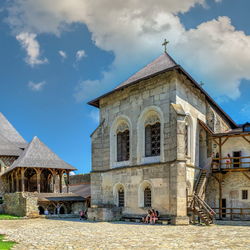 Khotyn, ukraine 11.07.2021. khotyn fortress in chernivtsi region of ukraine on a sunny summer day