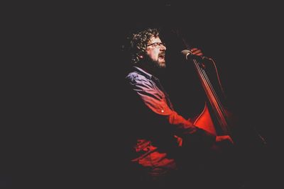 View of illuminated ferris wheel