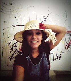 Portrait of a smiling young woman