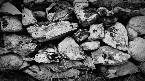 Full frame shot of stones