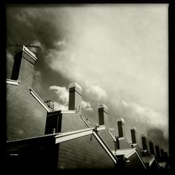 Low angle view of building against sky