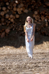 Portrait of a smiling young woman