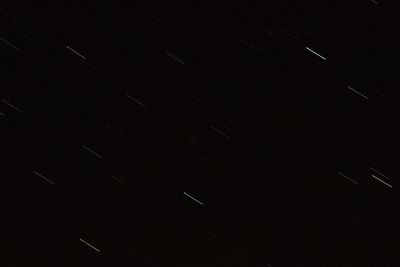 Low angle view of star field at night