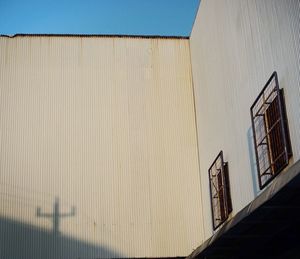 Low angle view of building against sky