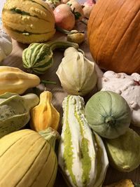Close-up of pumpkins