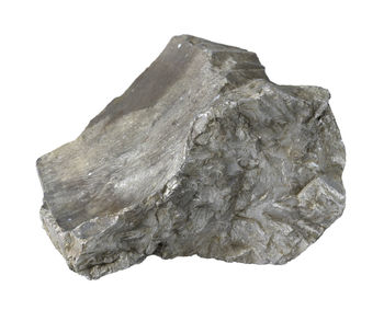 Close-up of a rock against white background