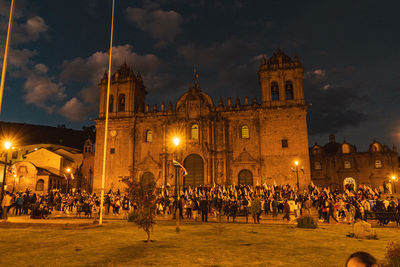 Low angle view of church