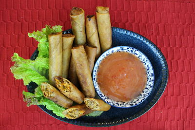 Close-up of food in plate