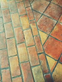 Full frame shot of tiled floor