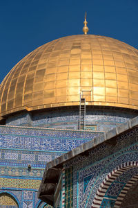 Dome of the rock, temple mount, jerusalem, israel. palestinian hamas and israeli forces clashes here