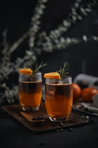 Close-up of drink on table