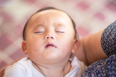 Portrait of cute baby girl