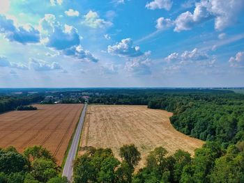 Scenic view of landscape against sky