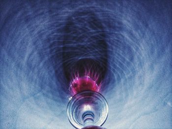 Digital composite image of a blue water