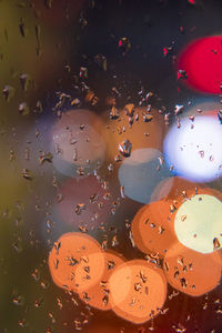 Full frame shot of water drops on toy