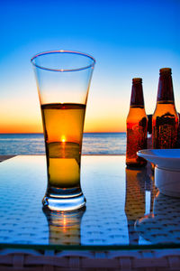 Close-up of drink on table