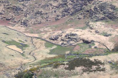 Scenic view of dramatic landscape