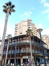 Low angle view of building against sky