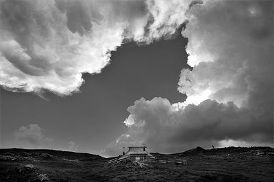 Panoramic view of sea against sky