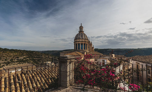 View of cathedral against cloudy sky