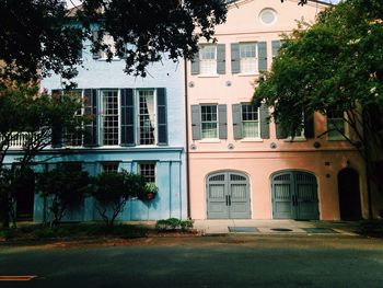 Row houses and street