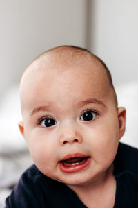 Portrait of cute baby