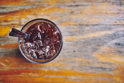 Close-up of drink on table