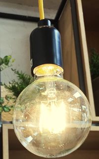 Close-up of light bulb