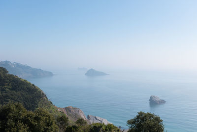 Scenic view of sea