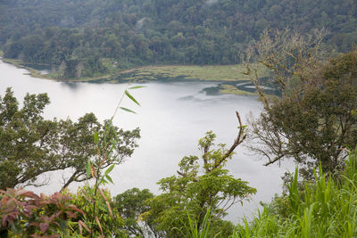 Scenic view of lake