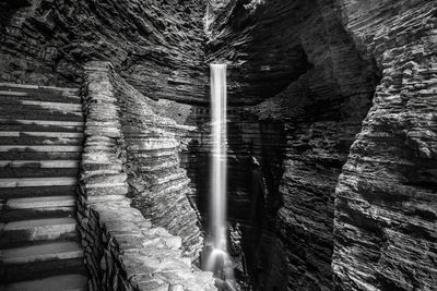 View of waterfall