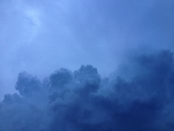Low angle view of clouds in sky