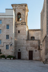 Historic building against clear sky