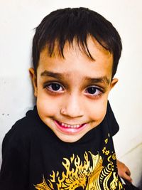 Portrait of smiling boy